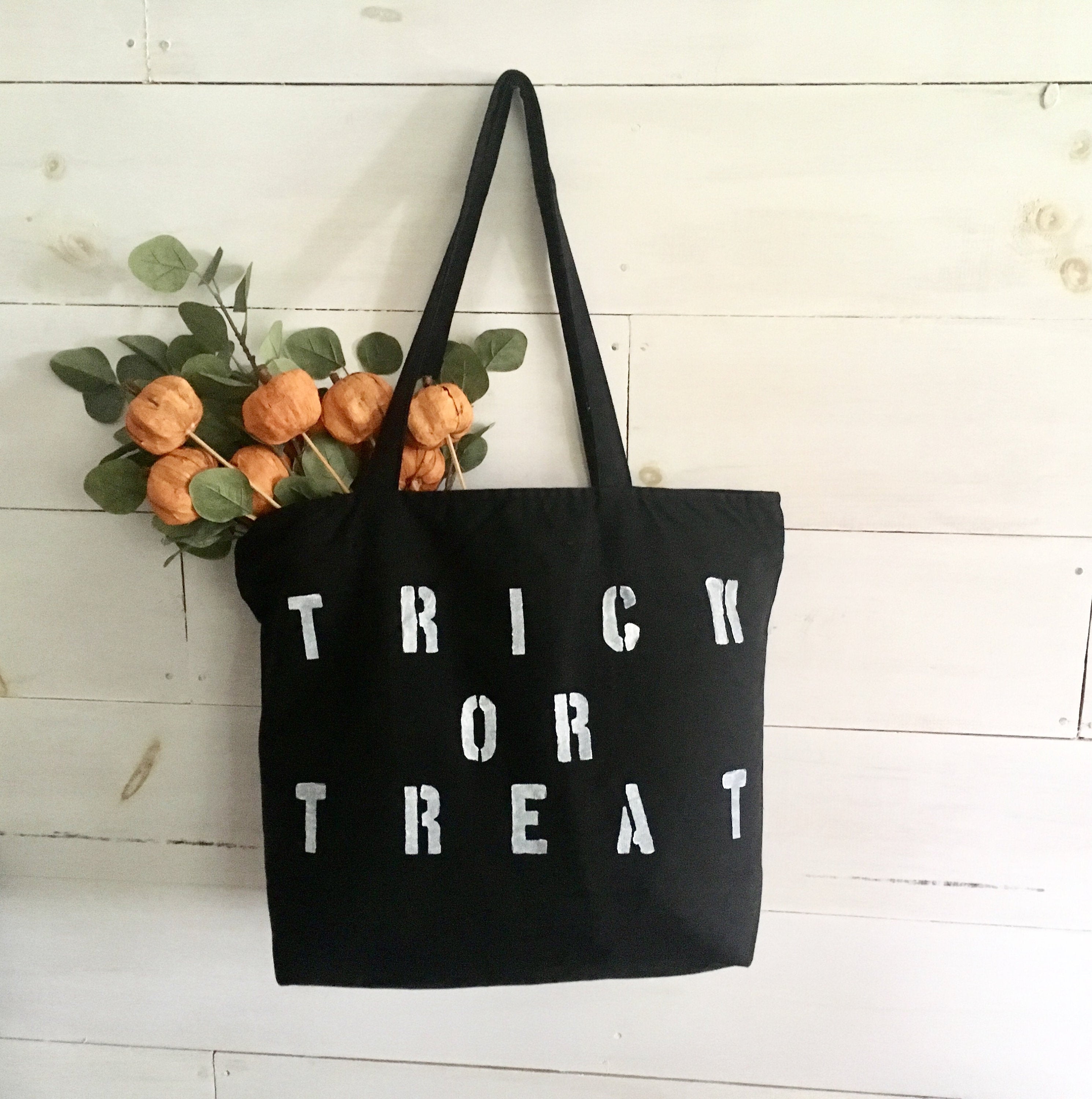 TRICK OR TREAT canvas tote bag